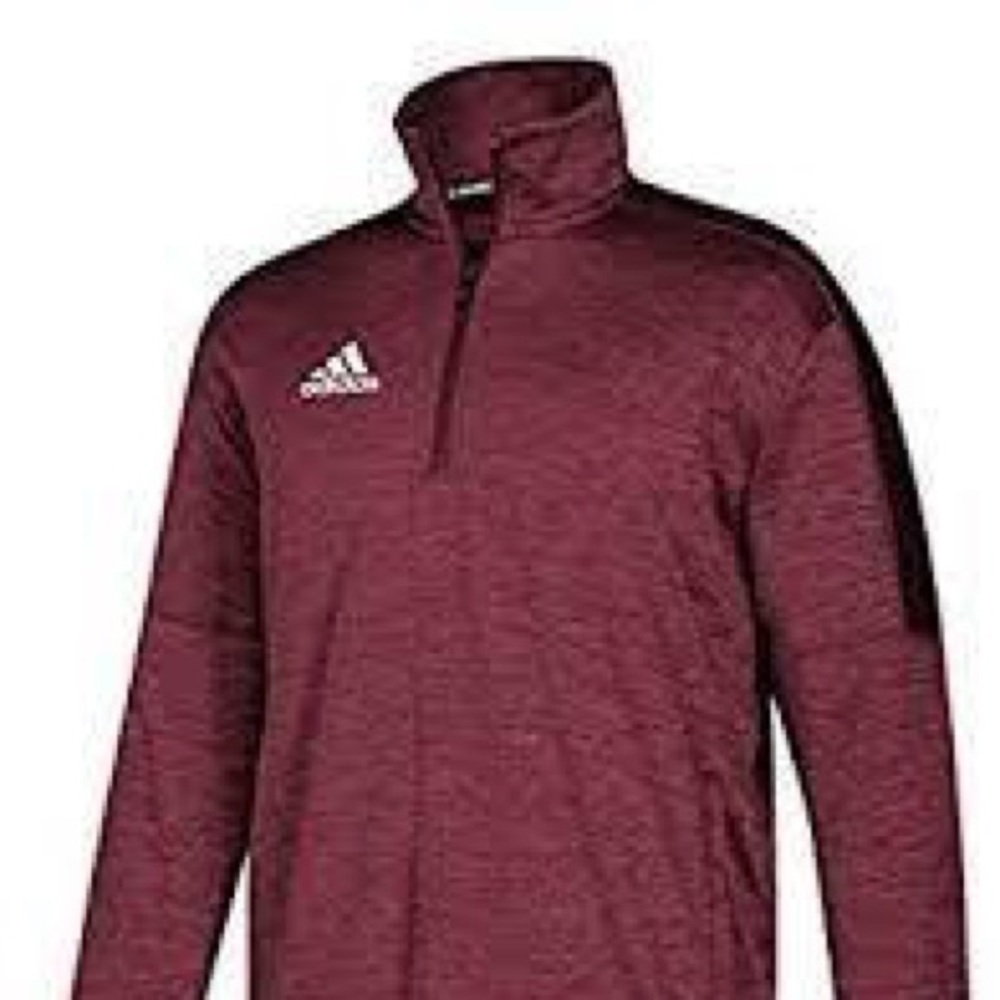 Adidas Mens Team 1/4 Zip Long Sleeve,  S,M,L - Picture 2 of 7